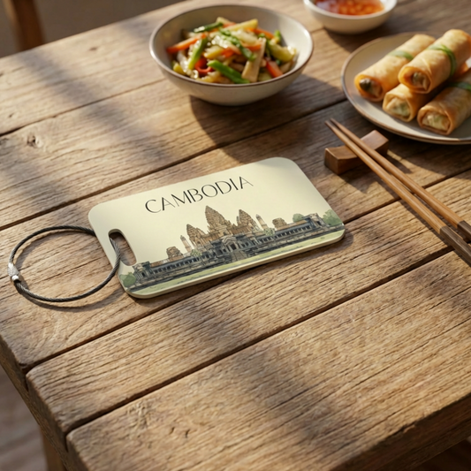 Cambodia Luggage Tag