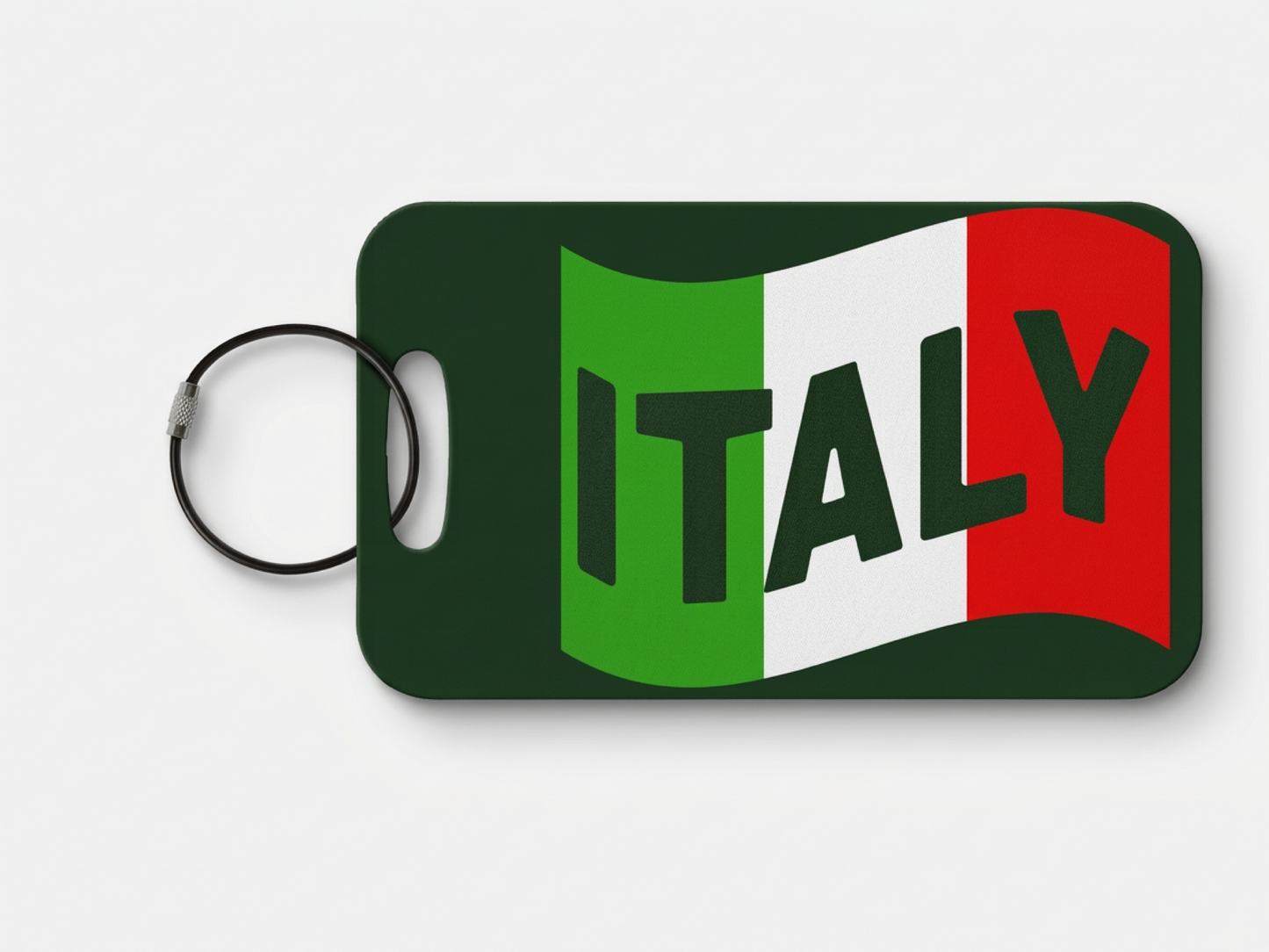 Italy Flag Luggage Tag