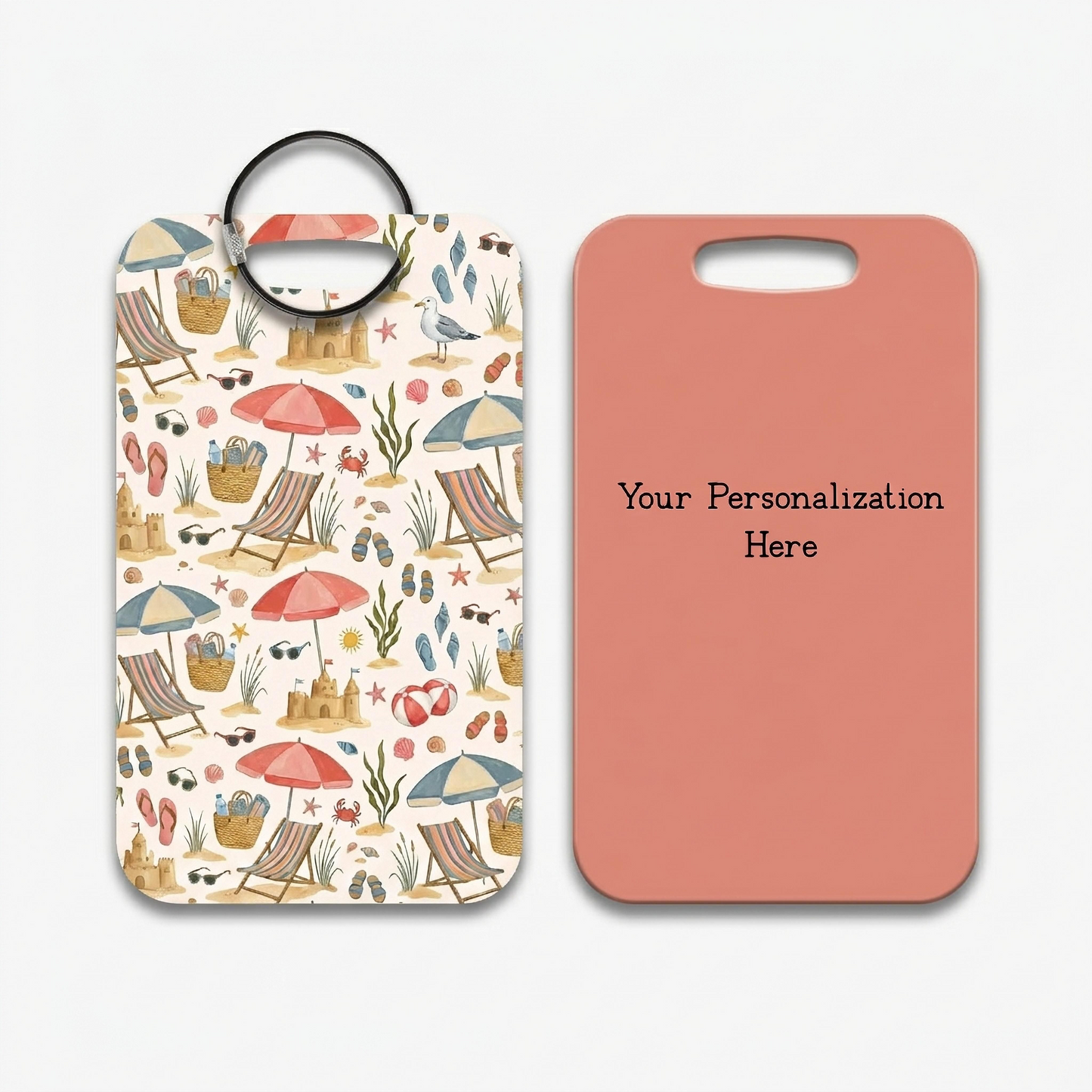 Beach Bag Luggage Tag