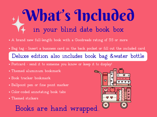 Deluxe Blind Date With a Book Box - Italy Edition