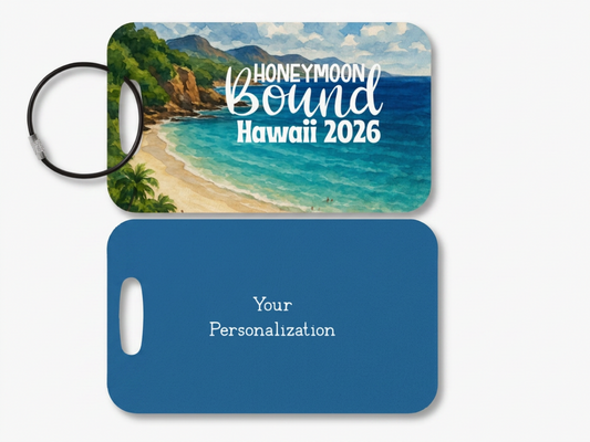 Hawaii Honeymoon 2026 Luggage Tag