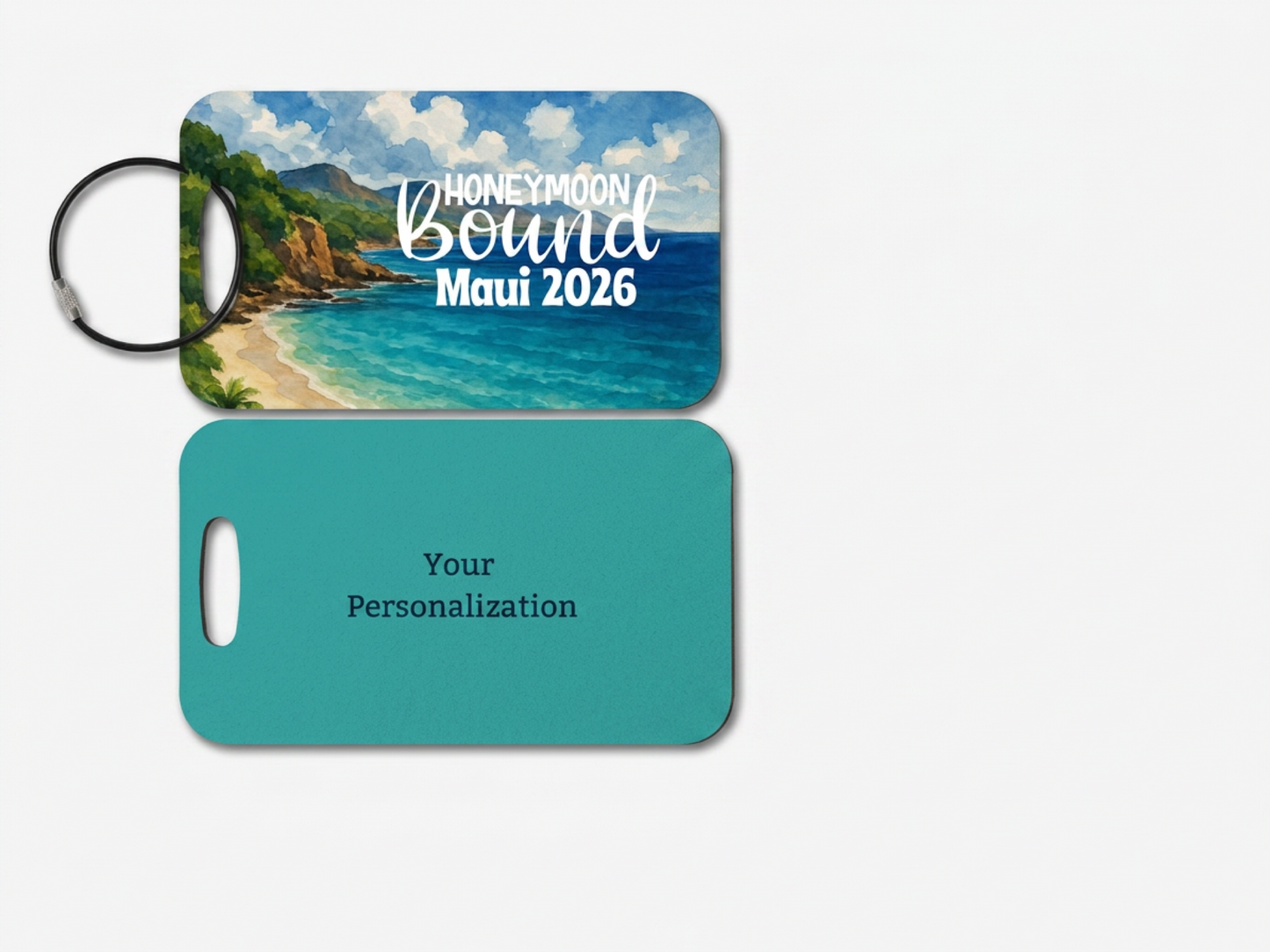 Maui Honeymoon 2026 Luggage Tag