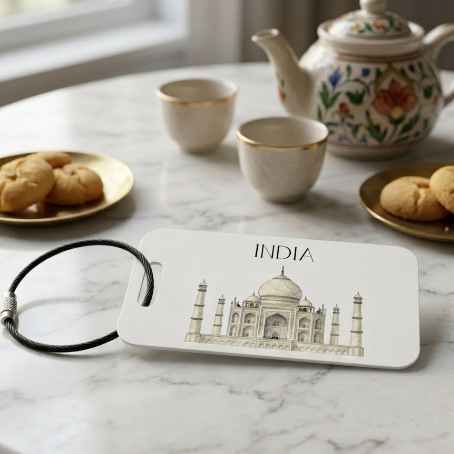 India Luggage Tag