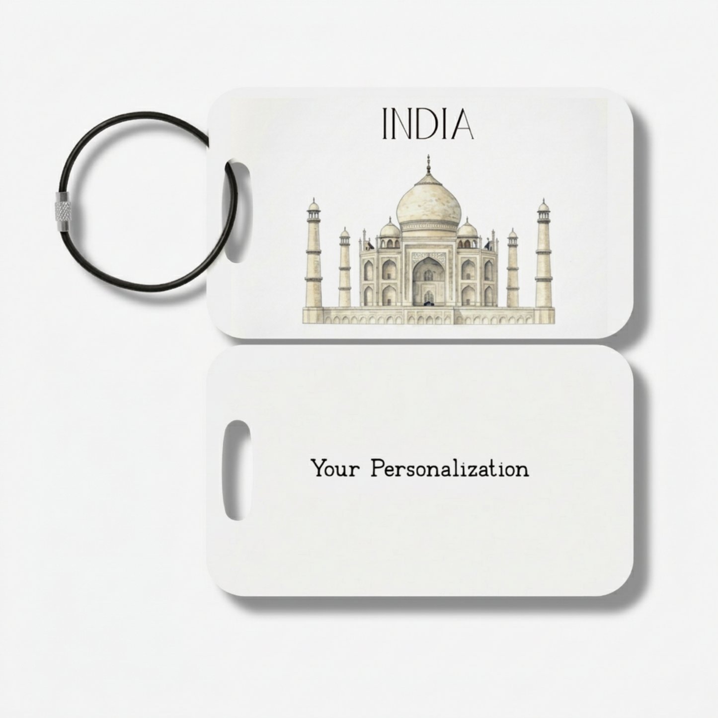 India Luggage Tag