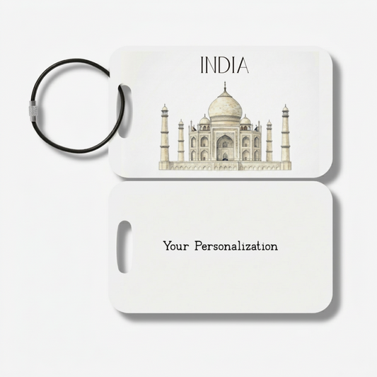 India Luggage Tag
