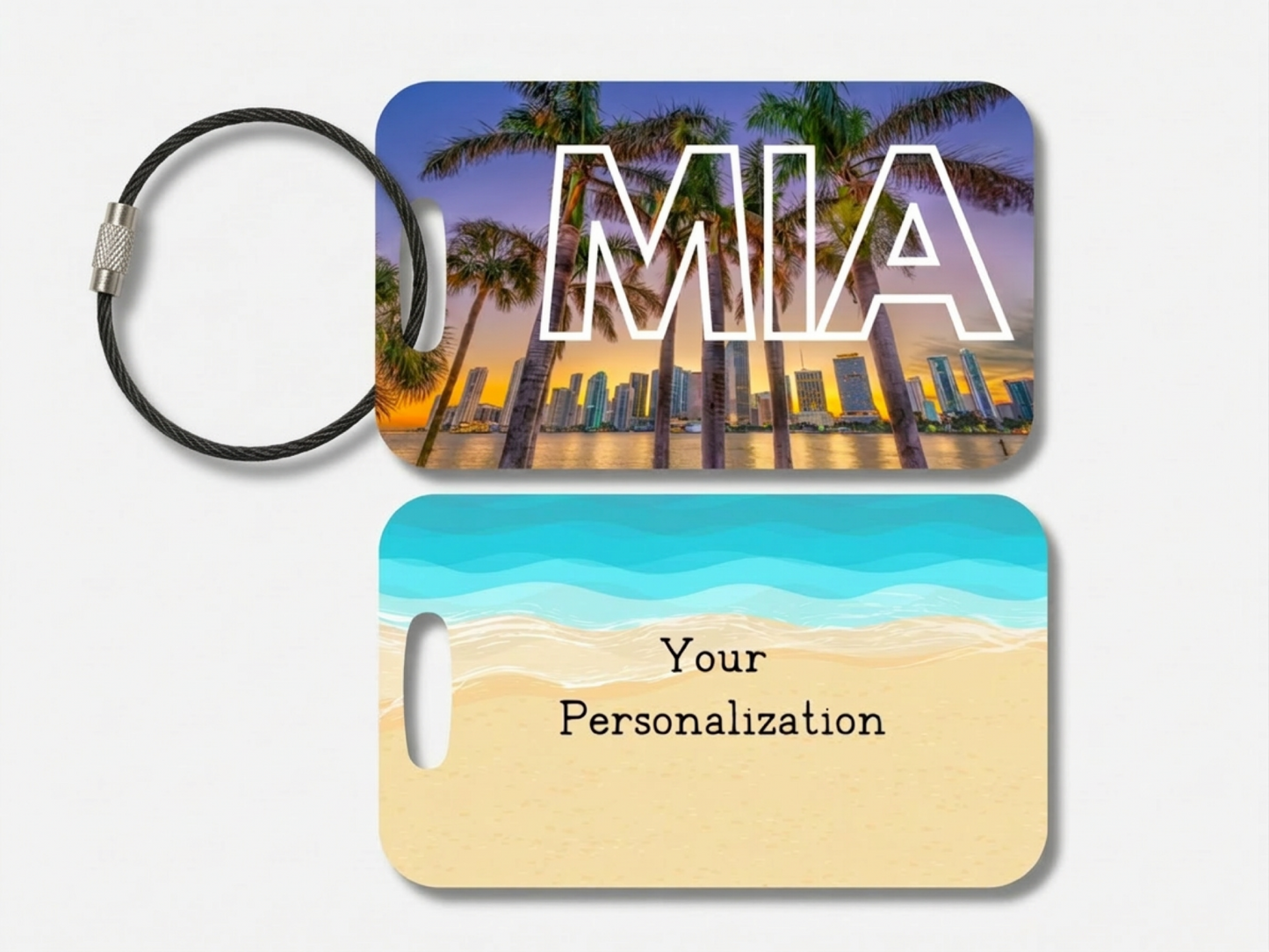 Miami Airport Code Luggage Tag