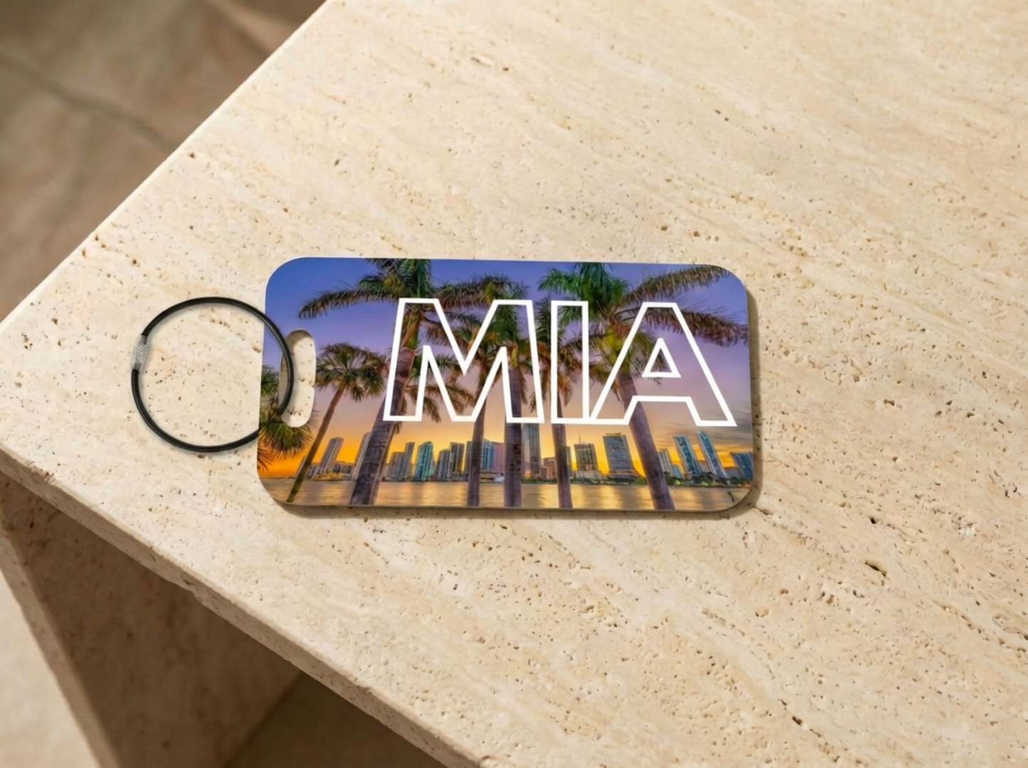 Miami Airport Code Luggage Tag