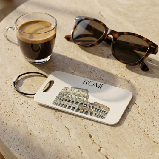 Rome Italy Luggage Tag