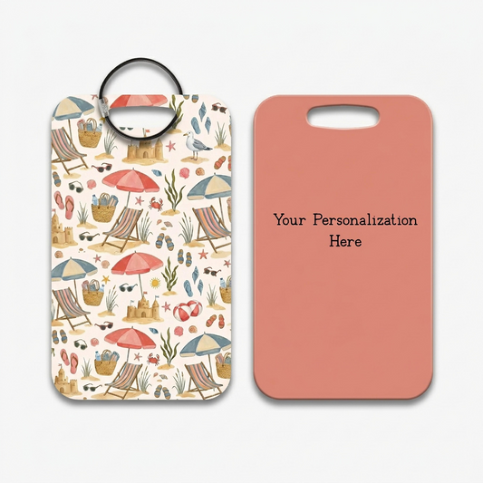 Beach Bag Luggage Tag