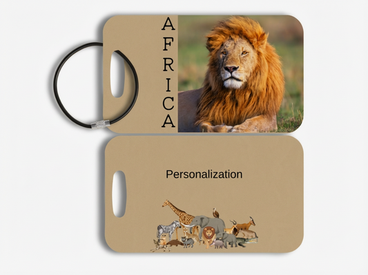 Africa Luggage Tag - Lion